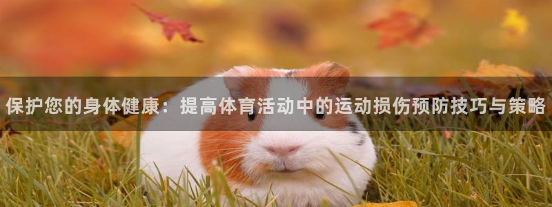 保护您的身体健康：提高体育活动中的运动损伤预防技巧与策略