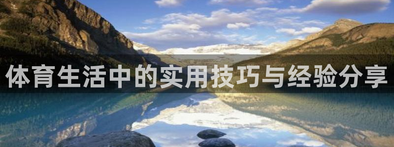 体育生活中的实用技巧与经验分享