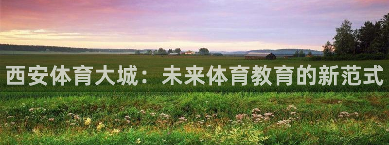 西安体育大城：未来体育教育的新范式